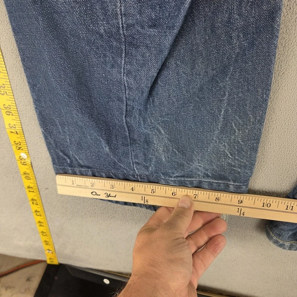 VTG Levis Engineered Jeans Mens Blue Twisted Medium Wash Button Fly Fits 30x30